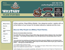 Tablet Screenshot of militaryflashpatches.co.uk